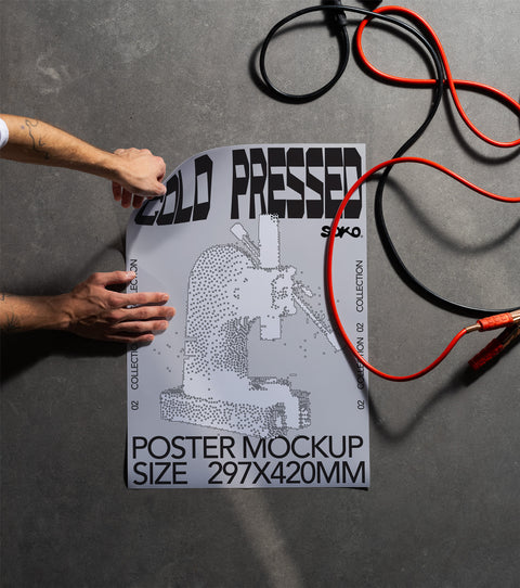 Cold Pressed 02 Poster Mockup