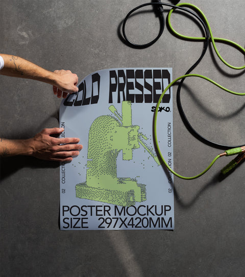 Cold Pressed 02 Poster Mockup