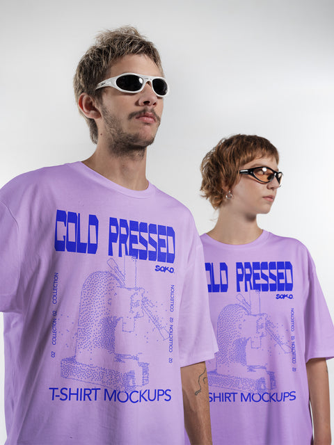 Cold Pressed 10 T-shirt Mockup