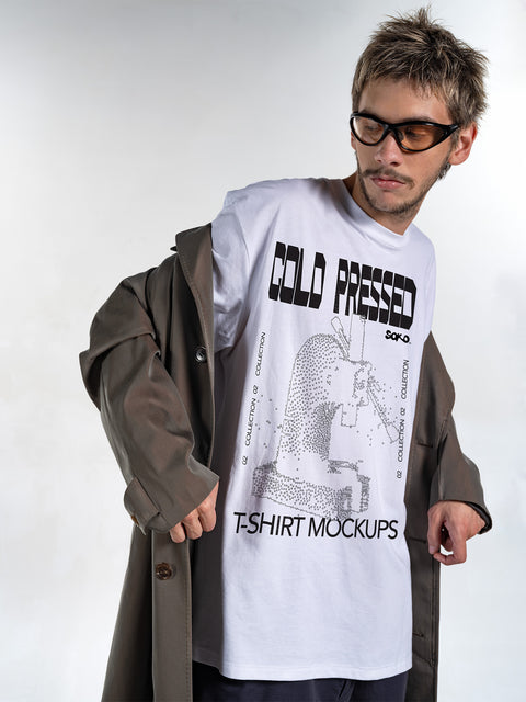 Cold Pressed 12 T-shirt Mockup