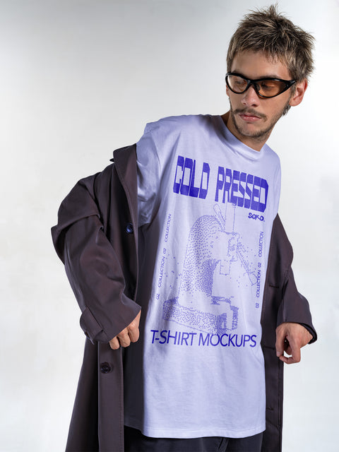 Cold Pressed 12 T-shirt Mockup
