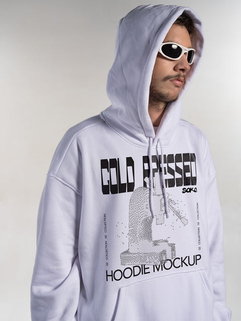 Cold Pressed 13 Hoodie Mockup
