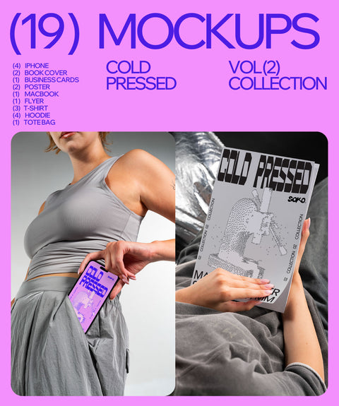 Entire Collection - Cold Pressed (19 Mockups)