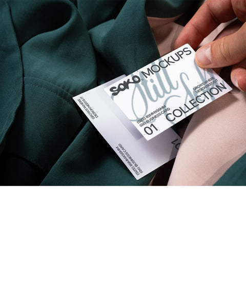 Still Soft 07 Business Card Mockup